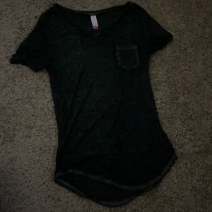 see through gray tee